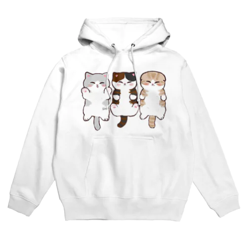 へそ天3兄弟 にゃんこ Hoodie