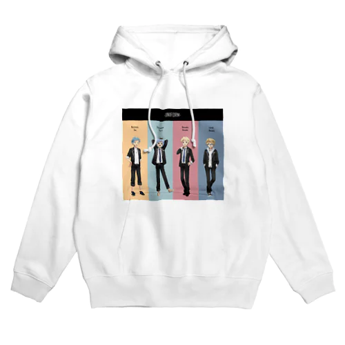 きよこー4メン Hoodie