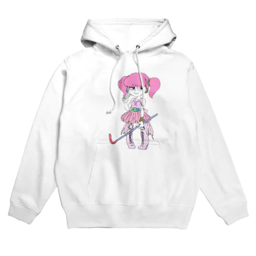 タバコ吸ってる女の子 Hoodie