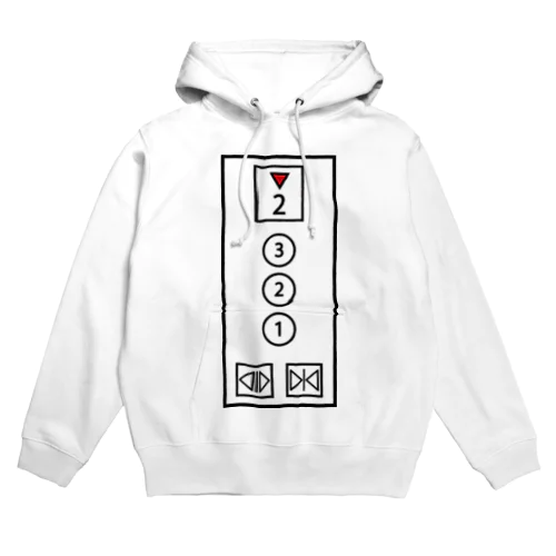 エレベーター操作パネル Hoodie