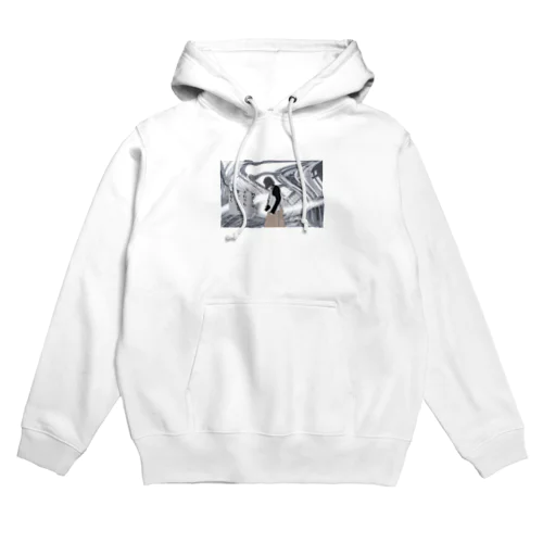 まっすぐ歩け Hoodie