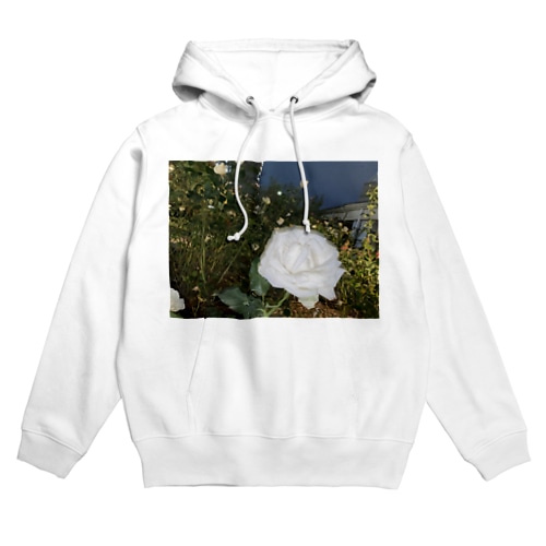 白バラ Hoodie