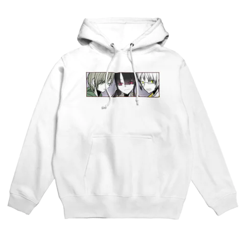 ドロップ×トリッパーの三人 Hoodie