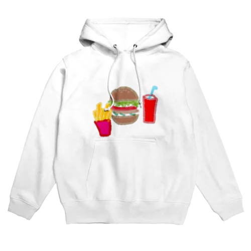 ハンバーガーセット Hoodie