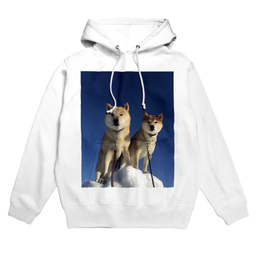 ドヤッと青空と日本犬2 Hoodie