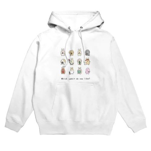 Which rabbit do you like?② Hoodie