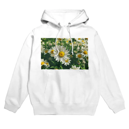 #1  白いお花 Hoodie