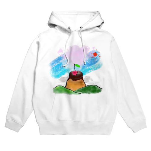 もくもくプリン山 Hoodie