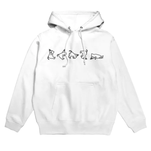 でんぐり返しちろ Hoodie