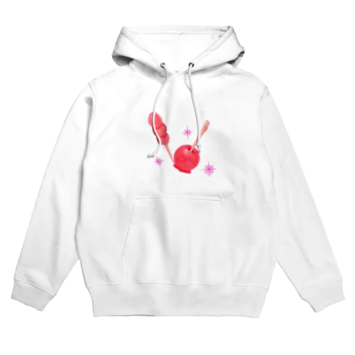 いちごとりんごのあめ Hoodie