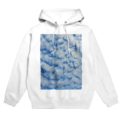 絞り染めのような空と雲 Hoodie