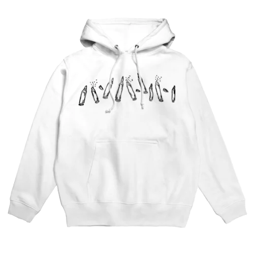 control:bullet white Hoodie