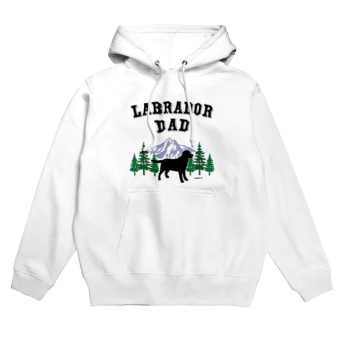 Labrador Dad ブラックラブラドール Hoodie