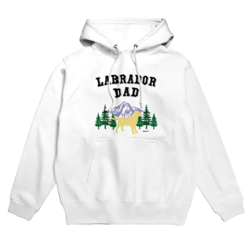 Labrador Dad イエローラブラドール Hoodie