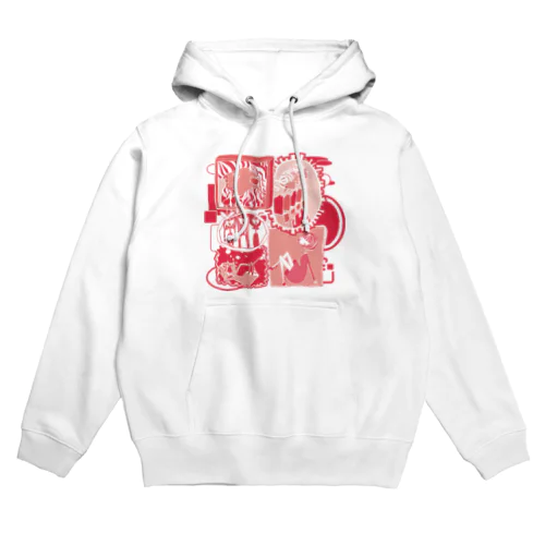 赤い窓 Hoodie