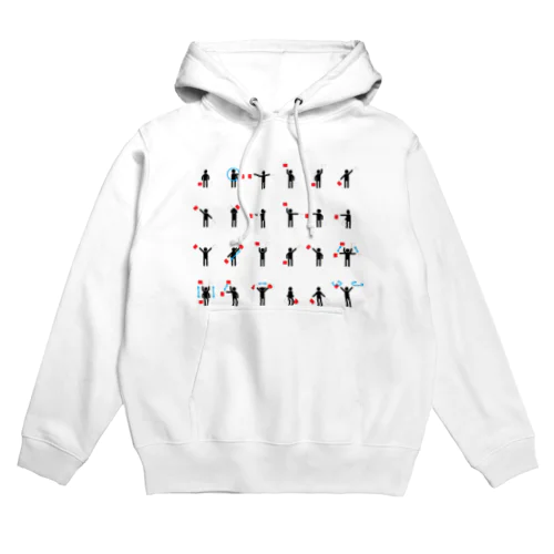 シンプルな手旗信号 Hoodie