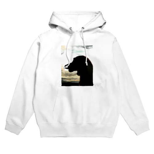 夕日の犬。 Hoodie