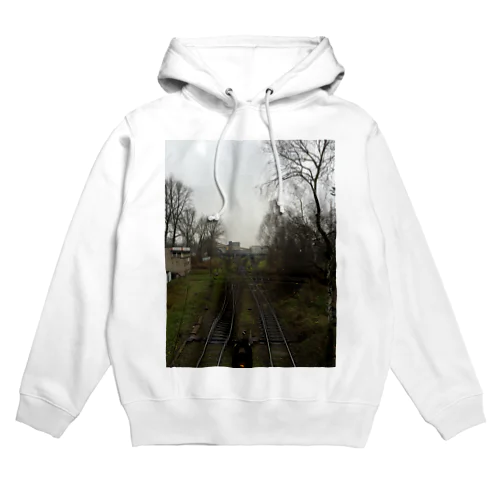 ポーランドの線路 Hoodie