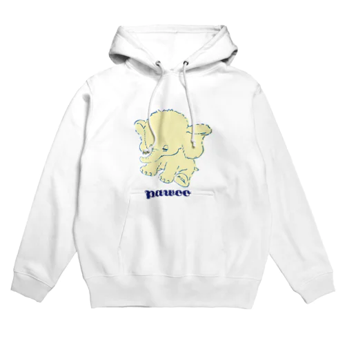 レトロなぞう(イエロー) Hoodie