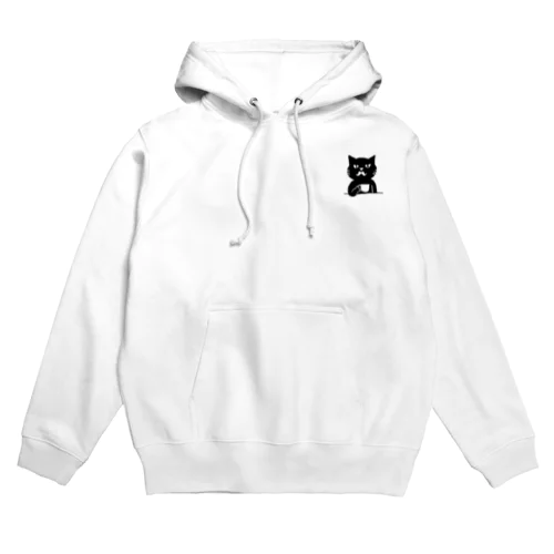 喫茶・髭猫ロゴ② Hoodie