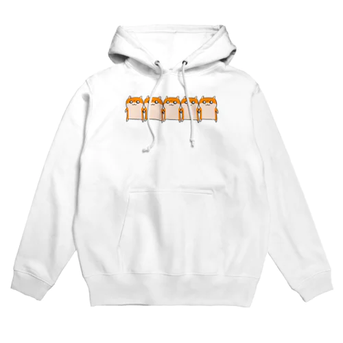 並ぶクソハムちゃん Hoodie