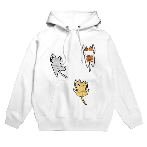 這い上がる猫たち Hoodie