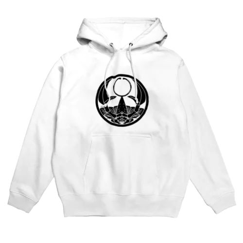 デッカ家紋まっくろザリガニ Hoodie