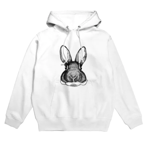 bunny face Hoodie