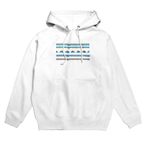 ナマステ刺繍 ✺ ホワイト Hoodie