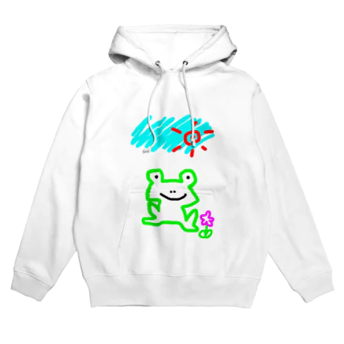 かえるさん Hoodie