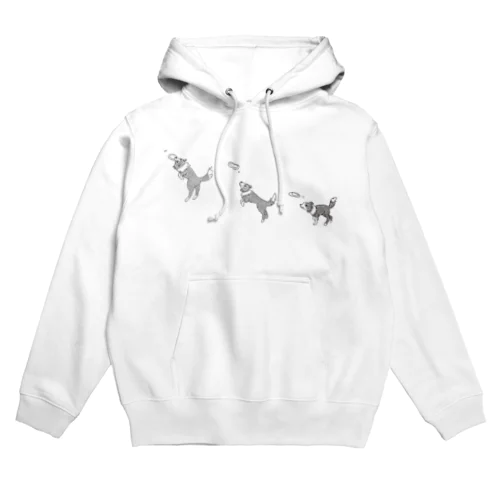 ボーダーコリー キャッチの瞬間 Hoodie