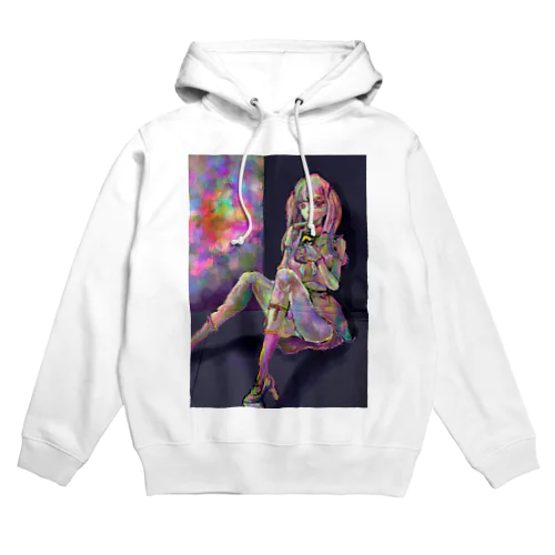 路上飲み系女子 Hoodie