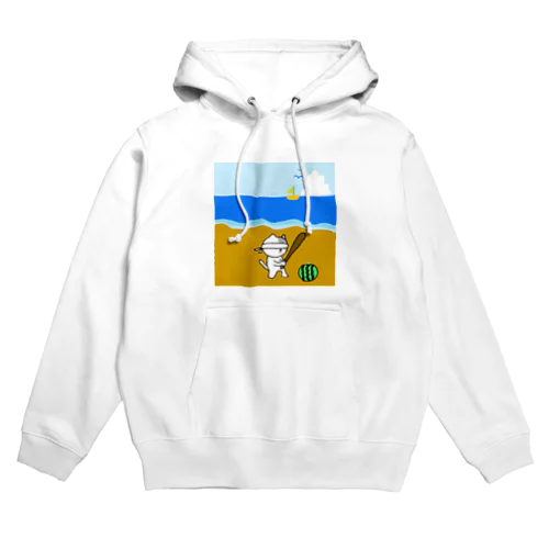 夏にゃんこ Hoodie