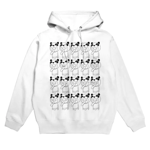 プププッ、パンダ２０ Hoodie