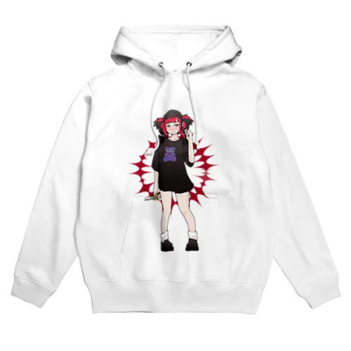 地雷女まお Hoodie