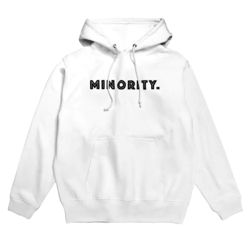 MINORITY.　- black ver. 01 - Hoodie