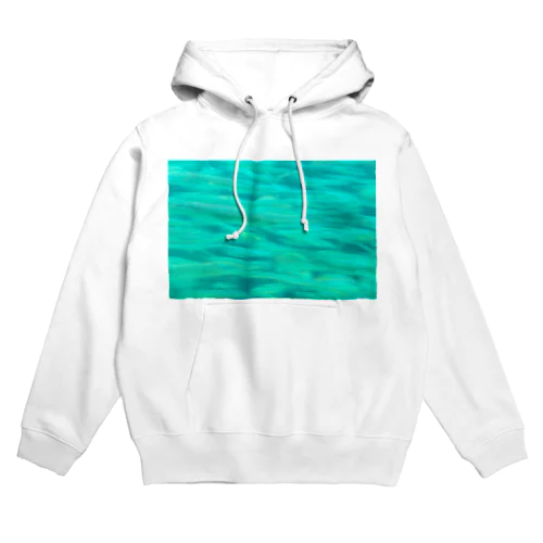 エメラルドグリーンの魚群 Hoodie