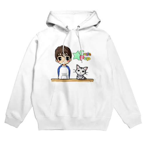 まーちゃんとユキの仲良しグッズ★(無地トレーナー&ロゴ入りver.) Hoodie