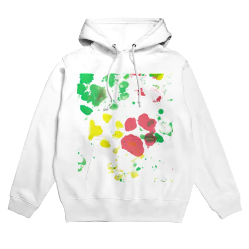 保護犬足跡柄グッズ Hoodie