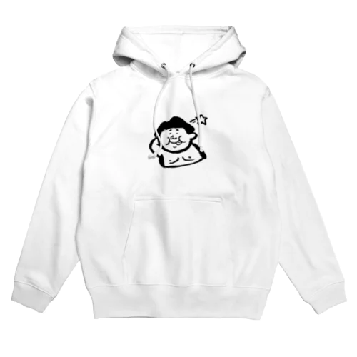 どすこい！おすもうさん〜モノクロてへぺろver Hoodie