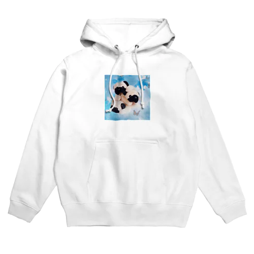 パグ3の天使風グッズ Hoodie