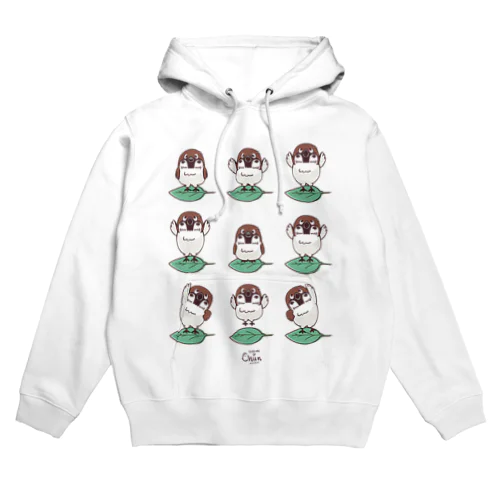 スズメがちゅん　体操ちゅん Hoodie