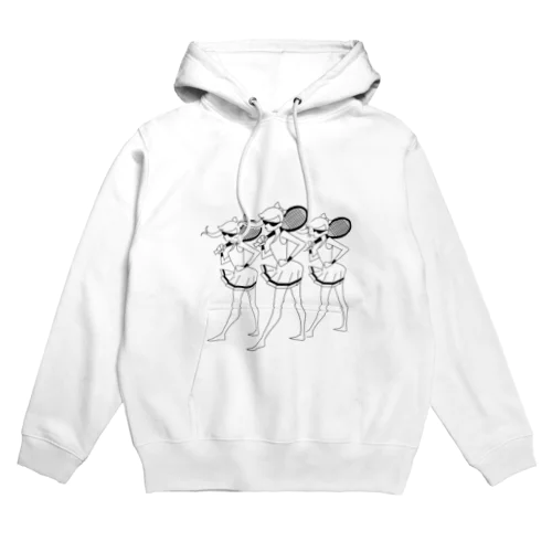 テニスガールズ Hoodie