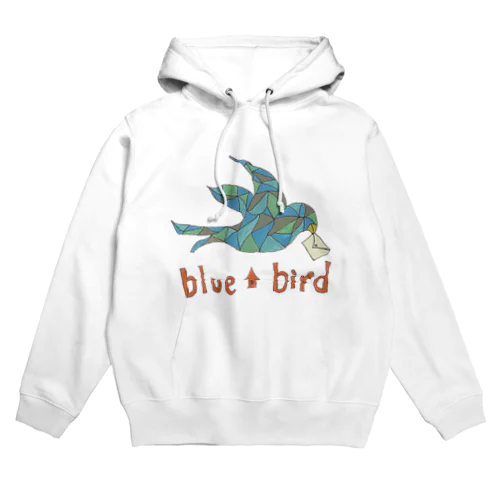 blue bird パーカー