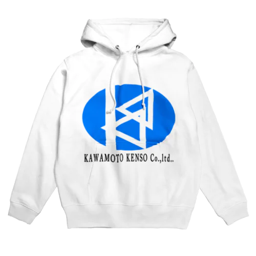 川本建装グッズブルー編 Hoodie