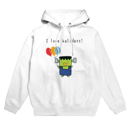 I love holidays! ふらんけん君 Hoodie