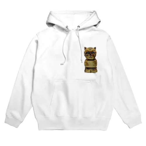 ふじい動物園 猫 (茶) Hoodie