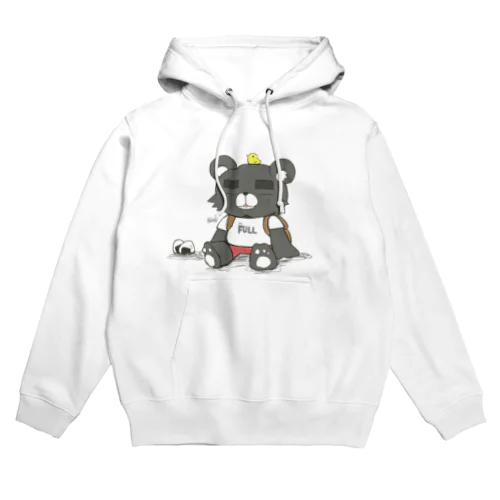 おすわり(黒クマ)  Hoodie