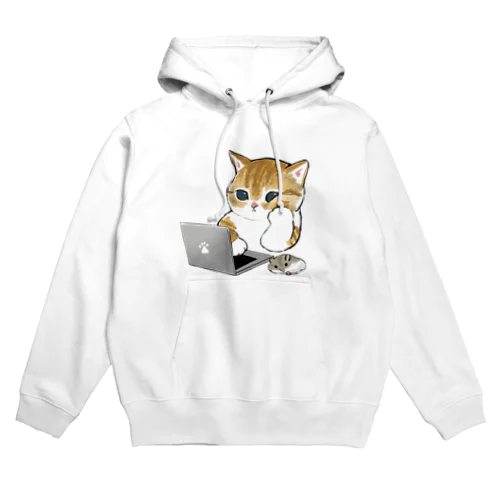 在宅勤務にゃん Hoodie