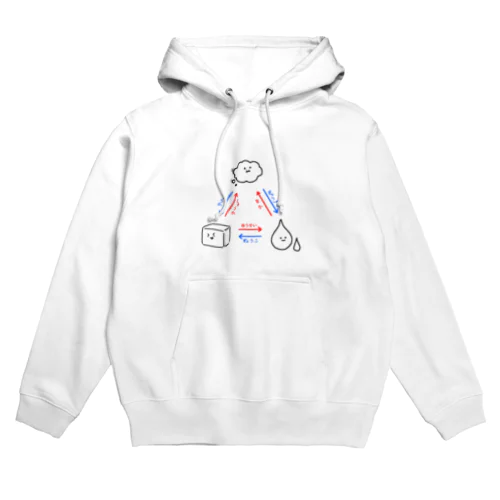 状態変化 Hoodie